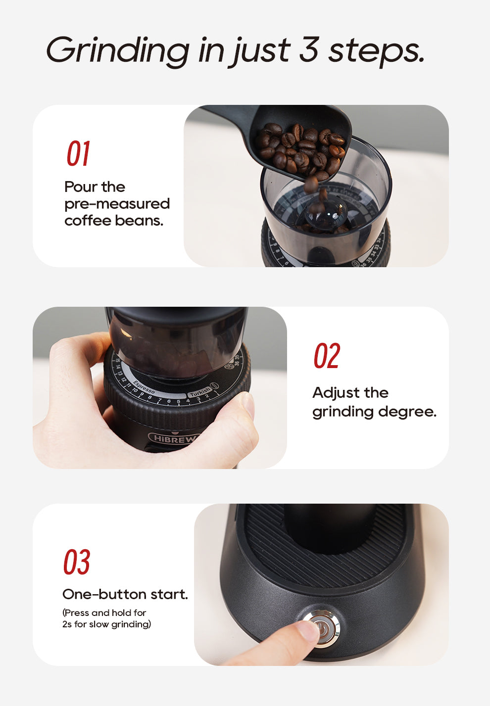 HiBREW Grinder G5