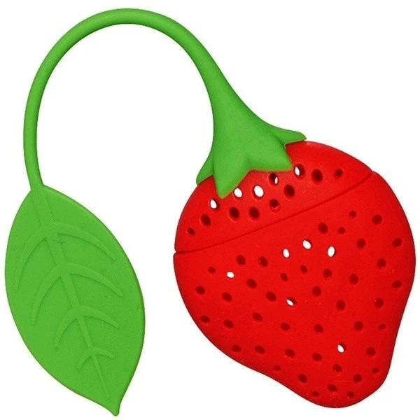 Strawberry Style Silicone Tea Leaf Strainer